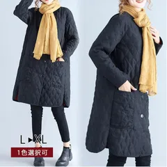 中綿ジャケット レディース 中綿コート ロング丈　 ダウンコート アウター 秋冬 ブルゾン あったか 無地 大きいサイズ 防風 カジュアル