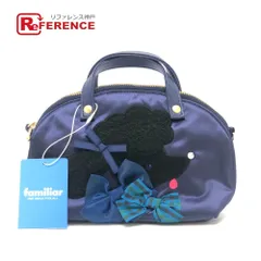 ファミリア ハンドバッグ Bibiy×ファミリア キャンバス ブルー