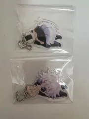 呪術廻戦 五条 悟 カプりっこ アクリル キーホルダー 2個 (まとめ売り)