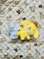 サンリオ ポムポムプリン マフィン 仲間 ニコぬいマスコット キーホルダー ぬいぐるみ