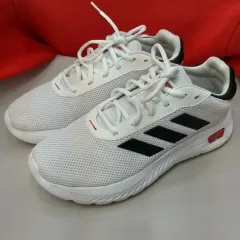 アディダス 白 メッシュ ランニングシューズ 255mm