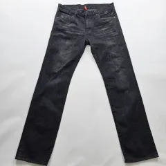 ユニクロ デニム ブラックデニム ストレッチ デニム サイズ34 R3702