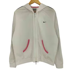 ナイキ NIKE 00S グレータグ ライン ダブルジップ メッシュパーカー レディース import：L 