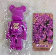 MEDICOM TOY BE@RBRICK BASIC(@) 紫クリーム字 100% シリーズ50