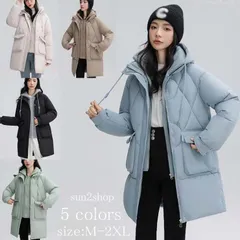 中綿コート 女性用 厚手 レディース ロングジャケット 韓国風 ダウンコート アウター 上品 フード付き コート あったか 防寒着 ダウンジャ