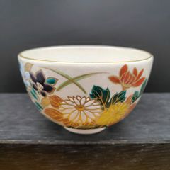 お値下げ！富永玄山 花詰 茶碗 共箱 - メルカリ