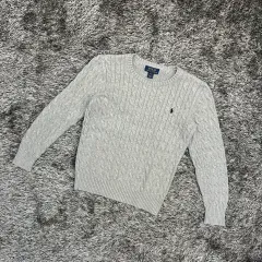 ポロラルフローレン ジュニア ケーブル編み ニット L(14 16)