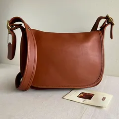 Vintage Coach Patricia's Legacy British Tan Leather Shoulder Bag RARE