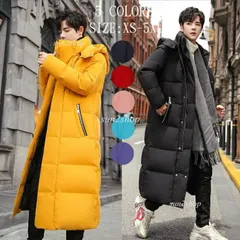 【送料無料】ダウンコート 韓国風 ダウンジャケット 中綿コート 中綿ジャケット 男性用 レディース コート フード付き 大人 きれいめ ブル