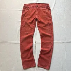 archive　アーカイブ古着　GAP　ギャップ　オレンジ　コーデュロイ生地　イージーパンツ　スリムシルエット　1969ロゴ刻印ボタン　紙パッチ　一点物　M　平成レトロ　グランジ　アメカジ　Y2K　slim silhouette corduroy pants