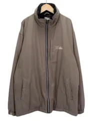 ファーストダウン FIRST DOWN ジャケット ブルゾン 中綿 ボンディング ジップアップ 3L ベージュ