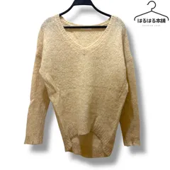 ニコアンド／nicoand／アイボリー／長袖／ニット／アルパカ／高級感／上品