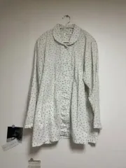 フラワー パターン 小花柄 長袖 ロング ブラウス シャツ オーバーサイズ