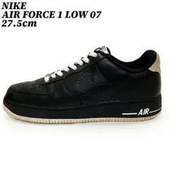 【タイムセール】【クーポン】スニーカー シューズ  ナイキ エアフォース１ ロー ０７ レザー ブラック 27.5cm NIKE AIR FORCE 1 LOW 07 315122-025 正規品 中古 古着 ブランド 匿名配送