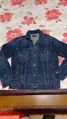 UNIQLO ユニクロ ストレッチ デニムジャケット L レディース 77 バスト 54 丈 64