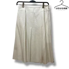 SCENE DEUX PARIS／アイボリー／ウール５８％／スカート／フレア／上品／高級感／9