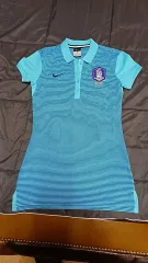 ナイキ 韓国国家代表 ロングカラーTシャツ 80 レディース 44 バスト 41 丈 70