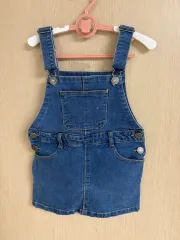 Pancoat(パンコート) デニム サスペンダースカート