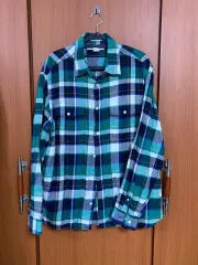 H&M エイチ・アンド・エム フランネル CHECK ワークシャツ XLサイズ