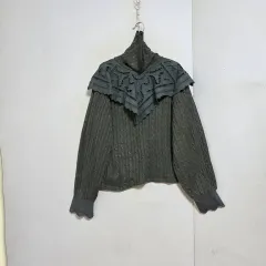 レースPOINT タートルネックニット FF n1313 未使用