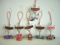 ♯Hua20FZディズニーCarsカーズ2フィギュアマスコットPart1全6種