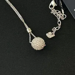 【極美品】スワロフスキー　ペンダント 869796　ミラーボール　パヴェ