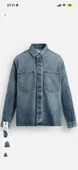 ZARA デニム シャツ ジャケット L