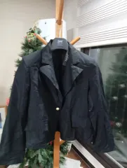 レディース ブラック ブレザー ジャケット