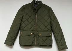 ポロラルフローレン キッズ キルティング ジャケット カーキ