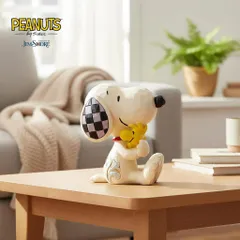 スヌーピー ウッドストック ハグ ミニ 6.7cm | ジムショア ピーナッツ グッズ フィギュア 人形 置物 彫刻 Jim Shore 正規輸入品