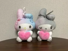 MY MELODY 50周年 グラデーション キーホルダー 2種 セット 15cm ぬいぐるみガチャ