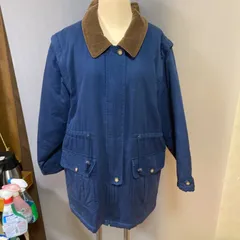 ネイビー コーデュロイ襟 ジャケット　ベストにもなります