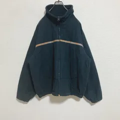 【リバーシブル】NAUTICA ノーティカ　袖ロゴ刺繍　裏ボアナイロンジャケット　厚手　紺黄　　M