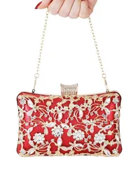 パーティーバッグ ハンドバッグ クラッチバッグ 結婚式 二次会 フォーマルパーティー ハンドバッグ 肩掛け 3way ガマ口 レッド ブルー ブラック ゴールド シルバー 0614