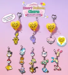 ポケモン ハート 風船 チャーム コレクション キーホルダー ピカチュウ