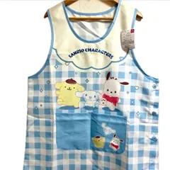 早い者勝ち 売切れごめんなさい ★*ﾟ大きいサイズ꙳★サンリオの仲間たち ポムポムプリン ポチャッコ シナモロール エプロン3L～4L 保育士 保育園 新品未使用 タグ付き