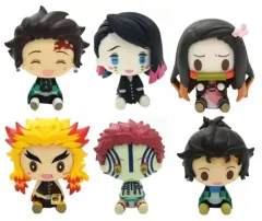 鬼滅の刃 ちょこのっこ フィギュア 6種 まとめ 竈門 炭治郎 魘夢 煉獄 猗窩座 禰豆子