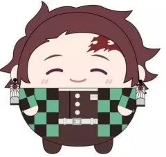 鬼滅の刃 竈門 炭治郎 BIG ふわコロりん 笑顔バージョン 微笑み ぬいぐるみ クッション アクリル ぬい