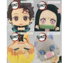 鬼滅の刃 ミニ フィギュア 竈門 炭治郎/禰豆子/我妻 善逸/伊之助 プチ ひっかけ