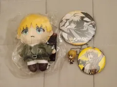 進撃の巨人 アルミン・アルレルト(アルミン) グッズ まとめ 出品 ぬいぐるみ 缶バッジ キーホルダー