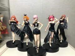 五等分の花嫁 黒色ドレス フィギュア セット