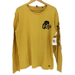 アヴィレックス AVIREX 両面刺繍 袖プリント 長袖クルーネックtシャツ メンズ  2XL