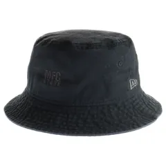 NEW ERA (ニューエラ) ×MFC STORE エヌエフシーストア LOGO BUCKET HAT ロゴバケットハット 帽子 ブラック