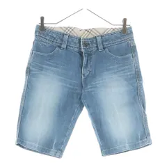 BURBERRY BLUE LABEL (バーバリーブルーレーベル) デニム ハーフパンツ インディゴ FQ531-232-30