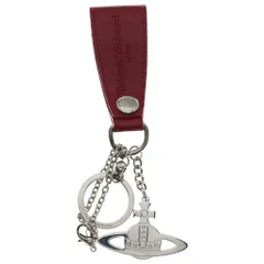 Vivienne Westwood (ヴィヴィアンウエストウッド) オーブ チャーム ベルトループ キーホルダー レッド／シルバー