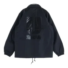 UNDERCOVER (アンダーカバー) ナイロン ロゴプリント コーチジャケット ブラック 09207