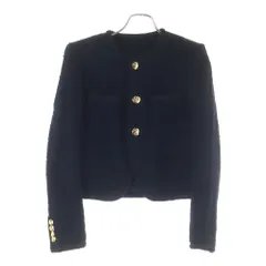セリーヌ　シャスール　ジャケット　ブラック　36 美品 ☆Celine☆シャスールジャケット / ブクレナットゥ ブラック (CELINE