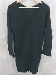 ◇ SHIPS シップス 長袖 ロング カーディガン ブラック *  【1002796662492】