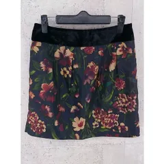 ◇ ●美品● MAX&CO. マックスアンドコー 花柄 フラワー ミニ タイト スカート 40 マルチ *  【1002796702525】のサムネイル