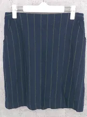 ◇ Kumikyoku 組曲 オンワード樫山 膝丈 タイト スカート 3 ネイビー *  【1002797548290】